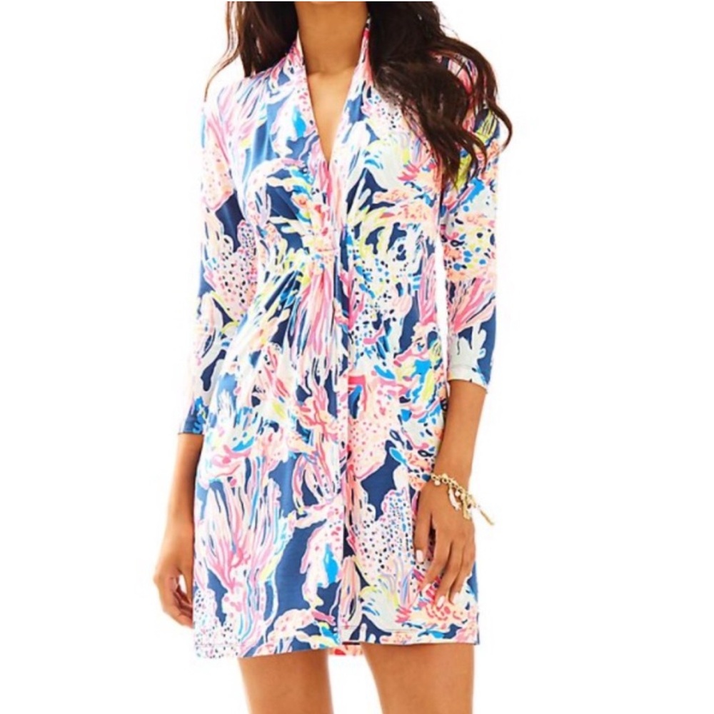 Lilly Pulitzer Margate Dress Sunken Treasure L